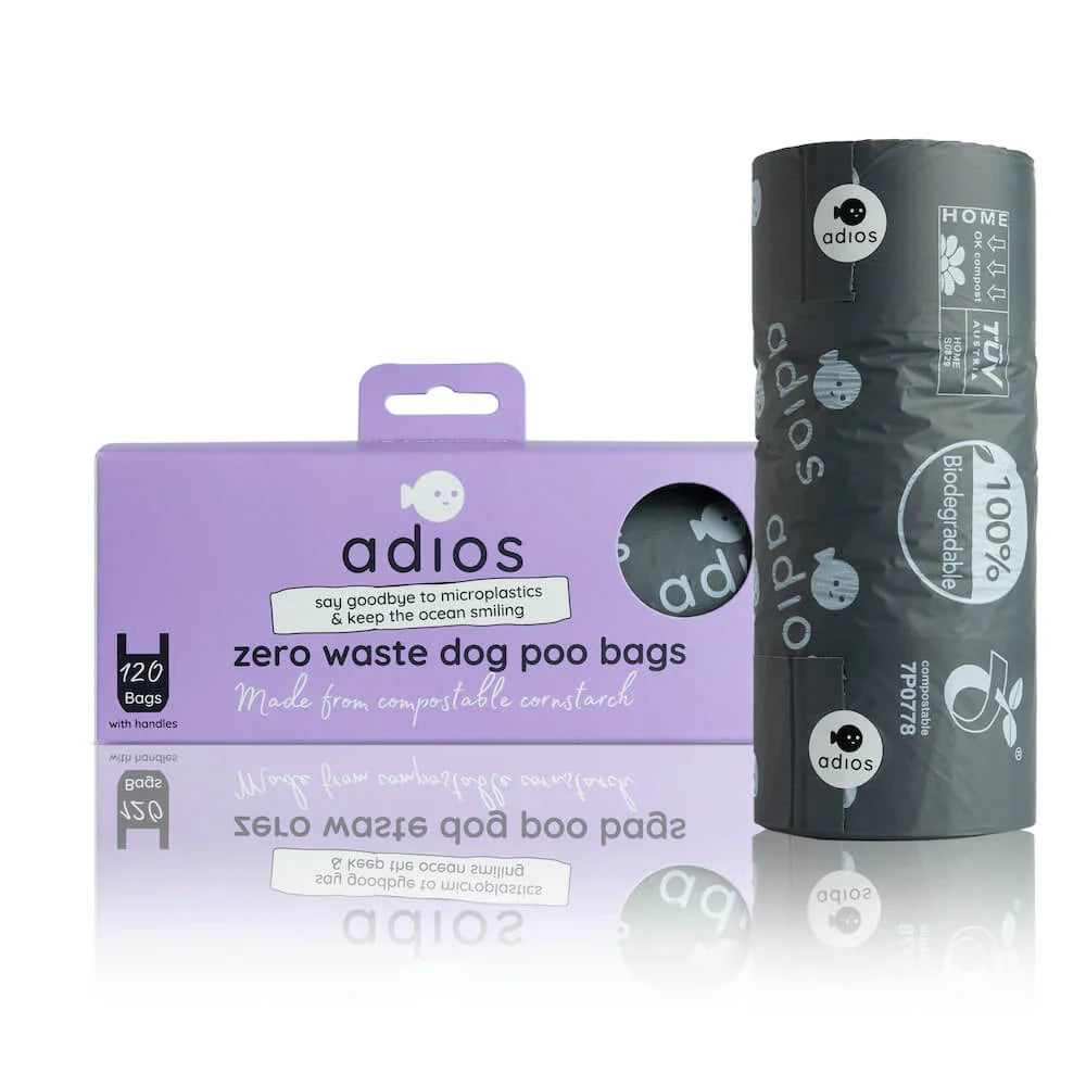 Adios 120 Poo Bags with Handles