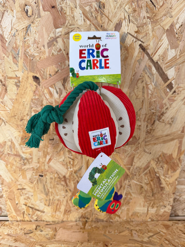 Happy Pet Hungry Caterpillar Apple Rope Tug