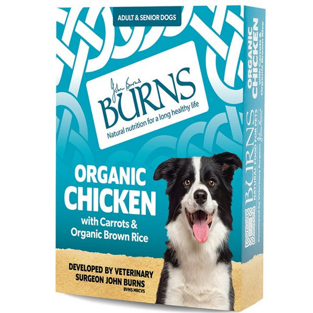 Burns Free Range Chicken with Carrots & Organic Brown Rice Trays 8 x 395g