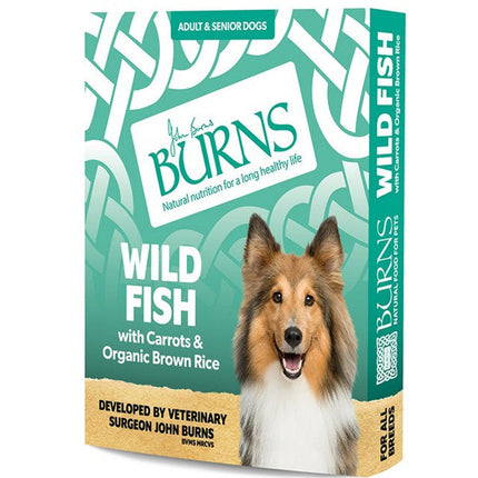 Burns Wild Fish with Carrots & Organic Brown Rice Trays 8 x 395g