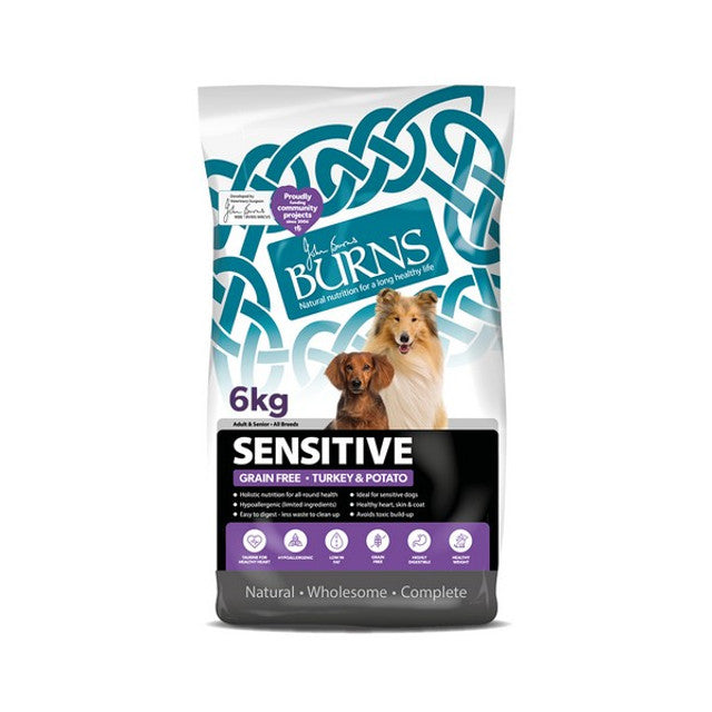 Burns Sensitive - Turkey & Potato