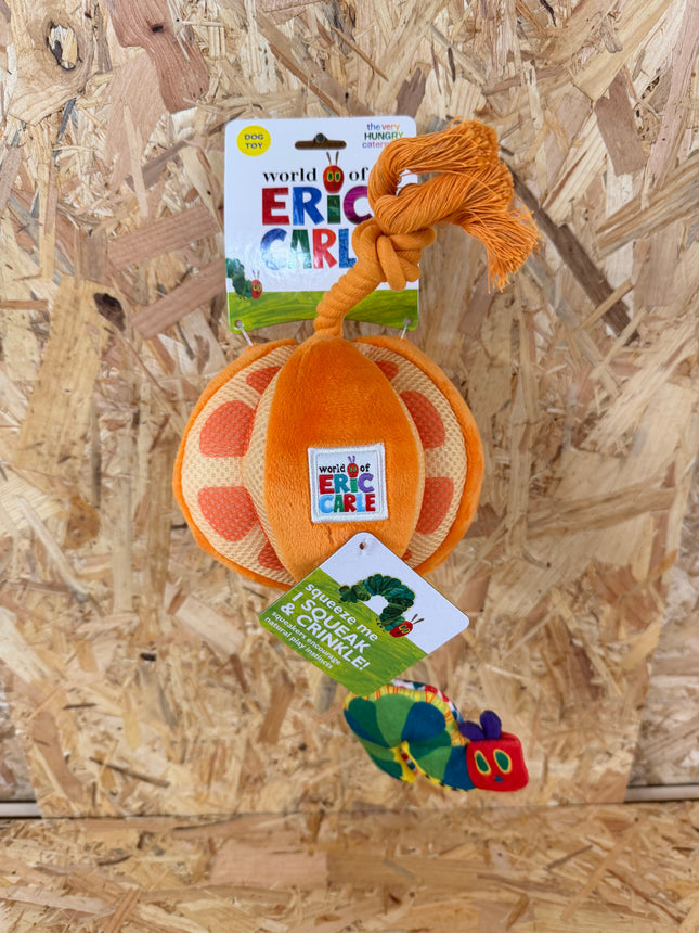 Happy Pet Hungry Caterpillar Orange Rope Tug