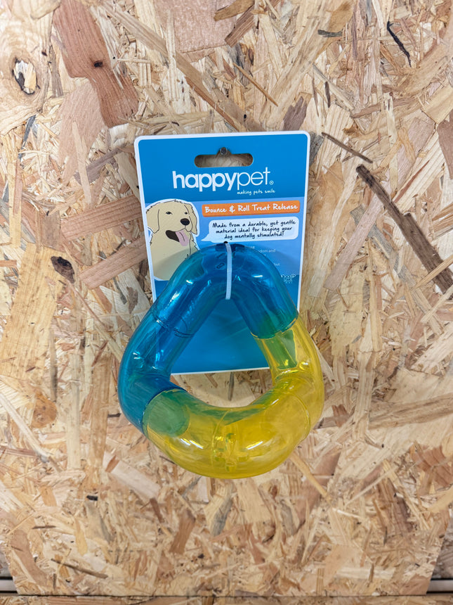 Happy Pet Bounce & Roll Treat Toy V-Shape