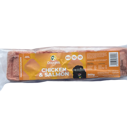 Dougie's Chicken & Salmon 80/10/10 560g