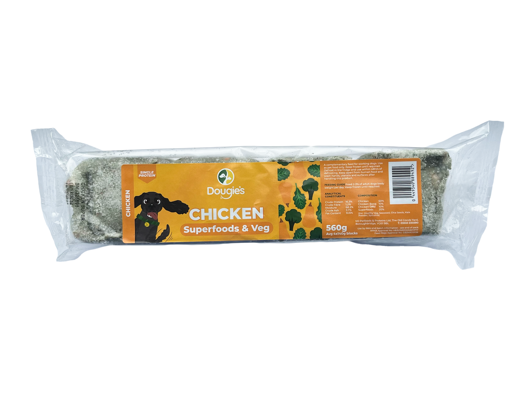 Dougie's Chicken Superfoods & Veg 560g