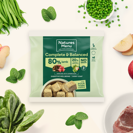 Natures Menu 80/20 Complete and Balanced Lamb 1kg Nuggets