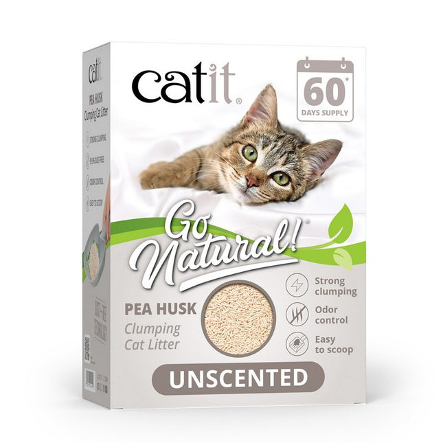 Catit Go Natural Pea Husk Litter 5.6kg Unscented