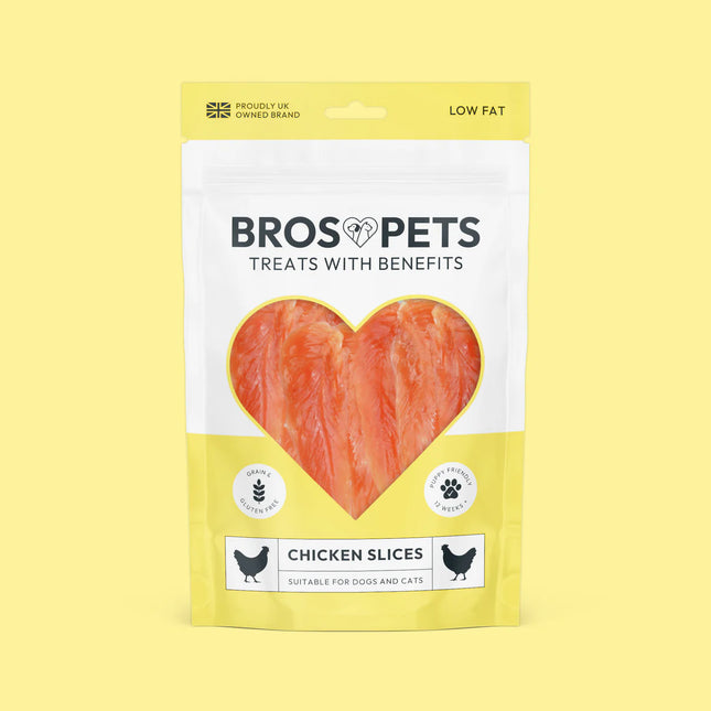 Bros Pets Chicken Slices 100g