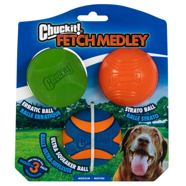 Chuckit! Fetch Medley Medium 3PK