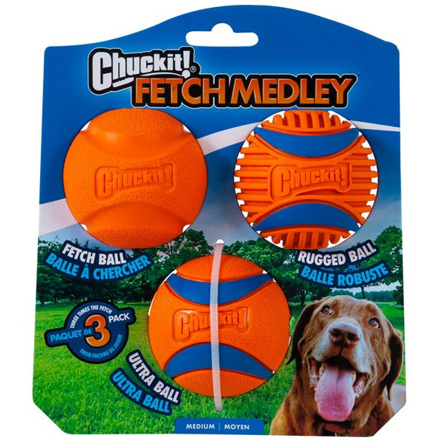 Chuckit! Fetch Medley Medium 3PK