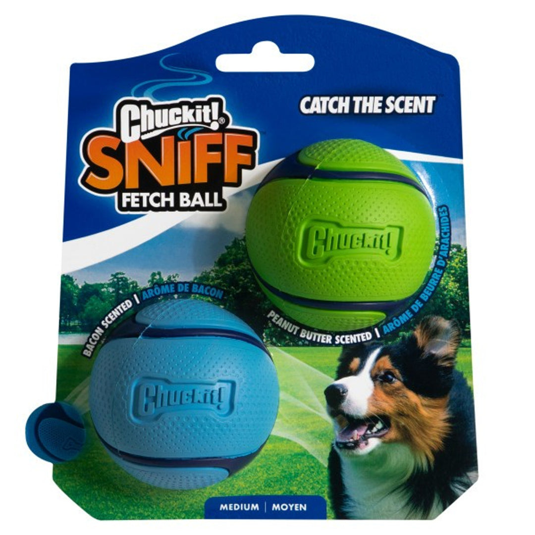 Chuckit! Sniff Fetch Ball Medium 2PK