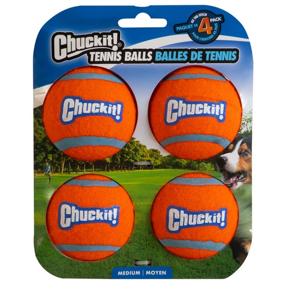 Chuckit! Tennis Ball 4 Pack Medium