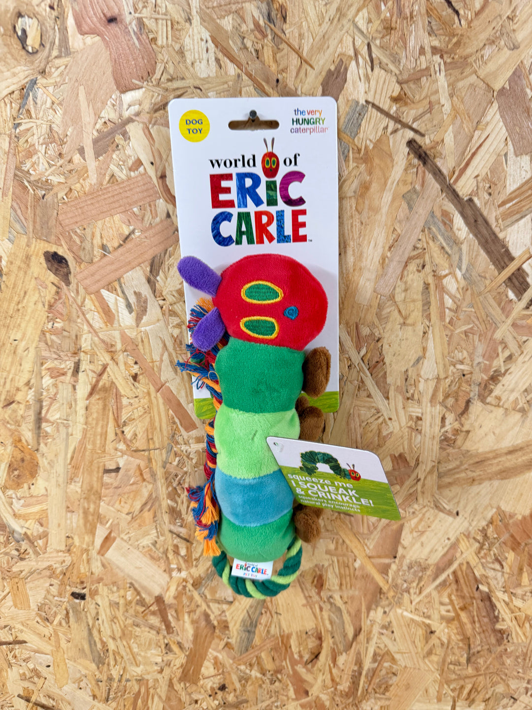 Happy Pet Hungry Caterpillar Rope Tug