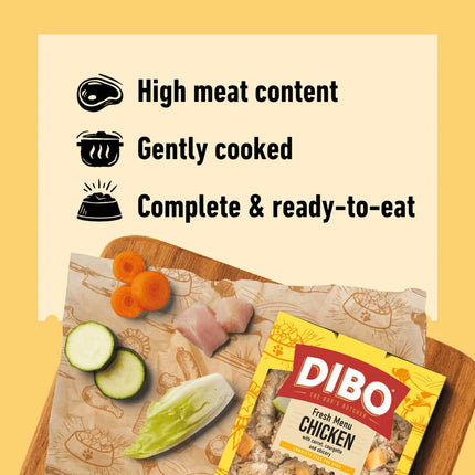 Dibo Fresh Cooked Block - Chicken 400g