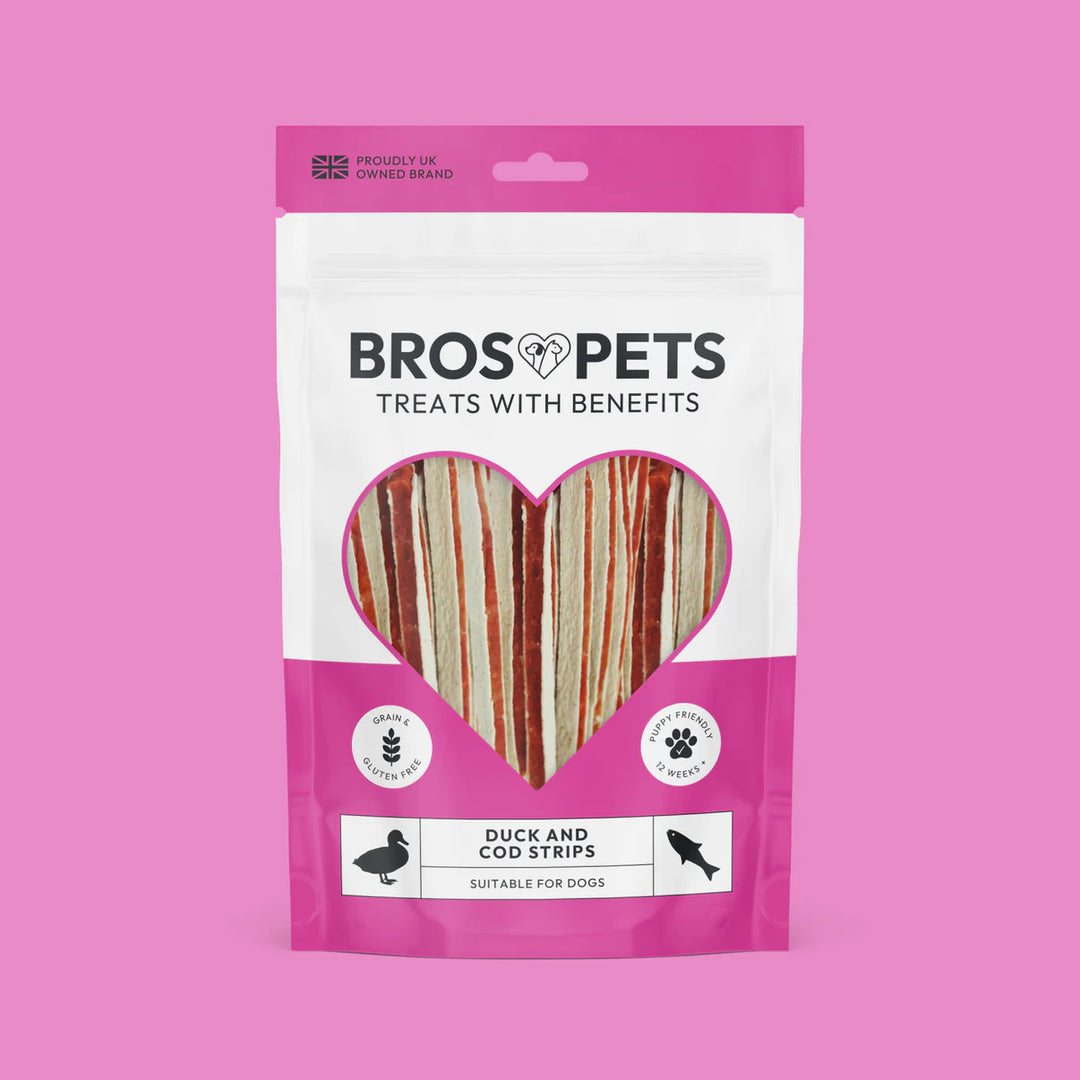 Duck and Cod Strips 100g