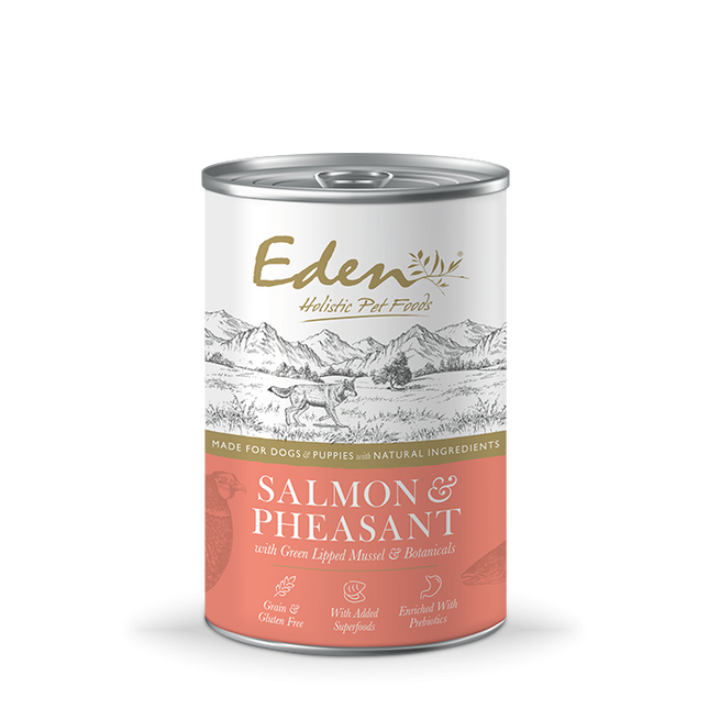 Eden Holistic Pet Food Tinned Salmon & Pheasant 400g