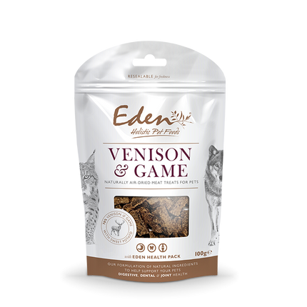 Eden Holistic Pet Food Treats 100g Venison & Game
