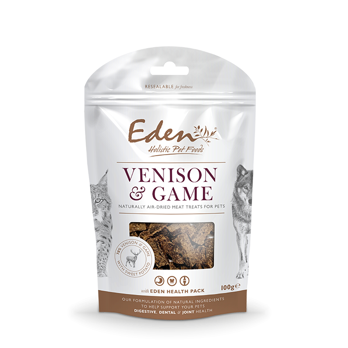 Eden Holistic Pet Food Treats 100g Venison & Game