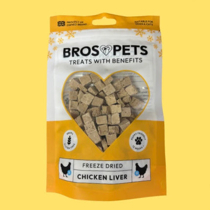 Bros Pets Freeze Dried Chicken Liver Bites