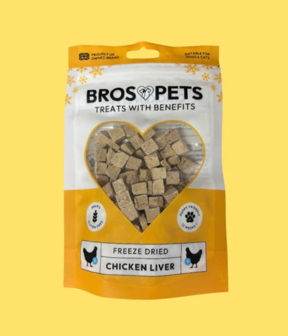 Bros Pets Freeze Dried Chicken Liver Bites