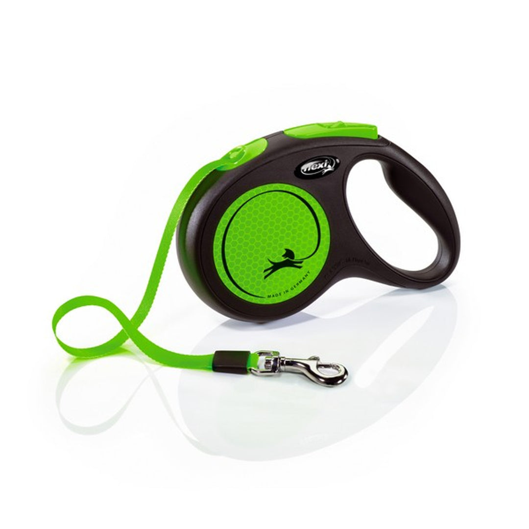 Flexi Neon Retractable 5m Lead