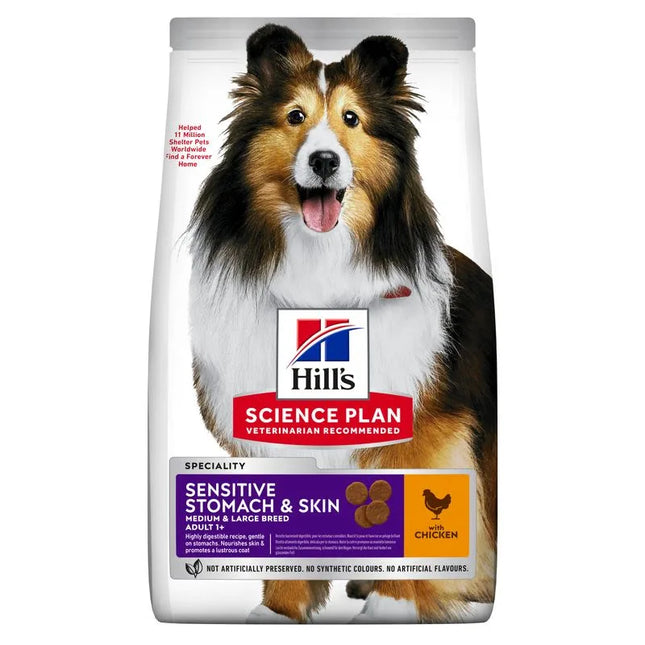 Hills Sensitive Stomach & Skin with Chicken 14kg