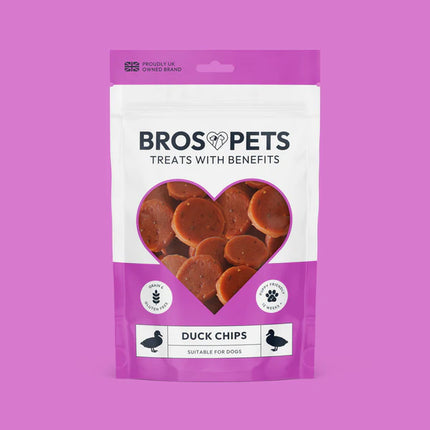 Bros Pets Duck Chips 100g