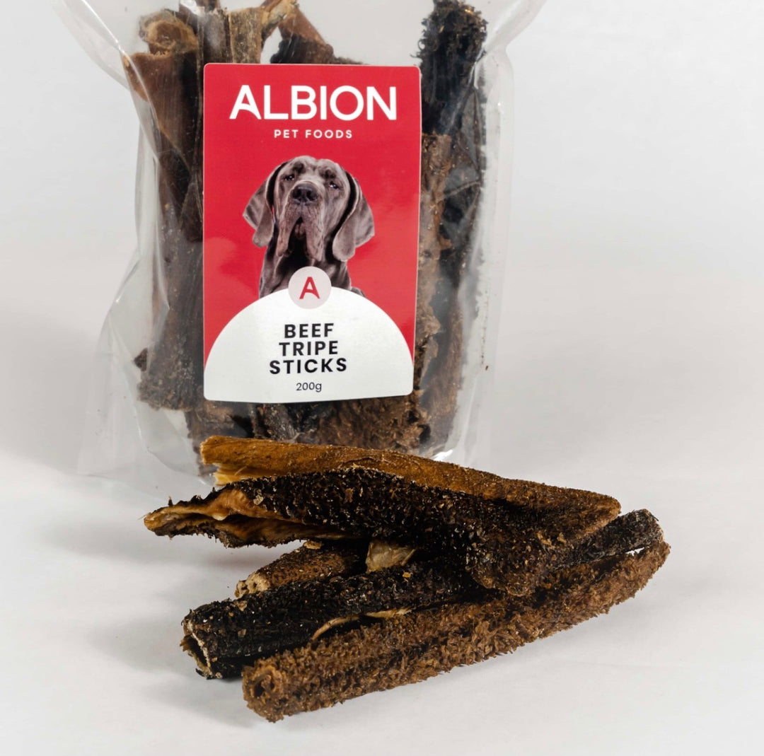 Albion Beef Tripe Sticks 200g