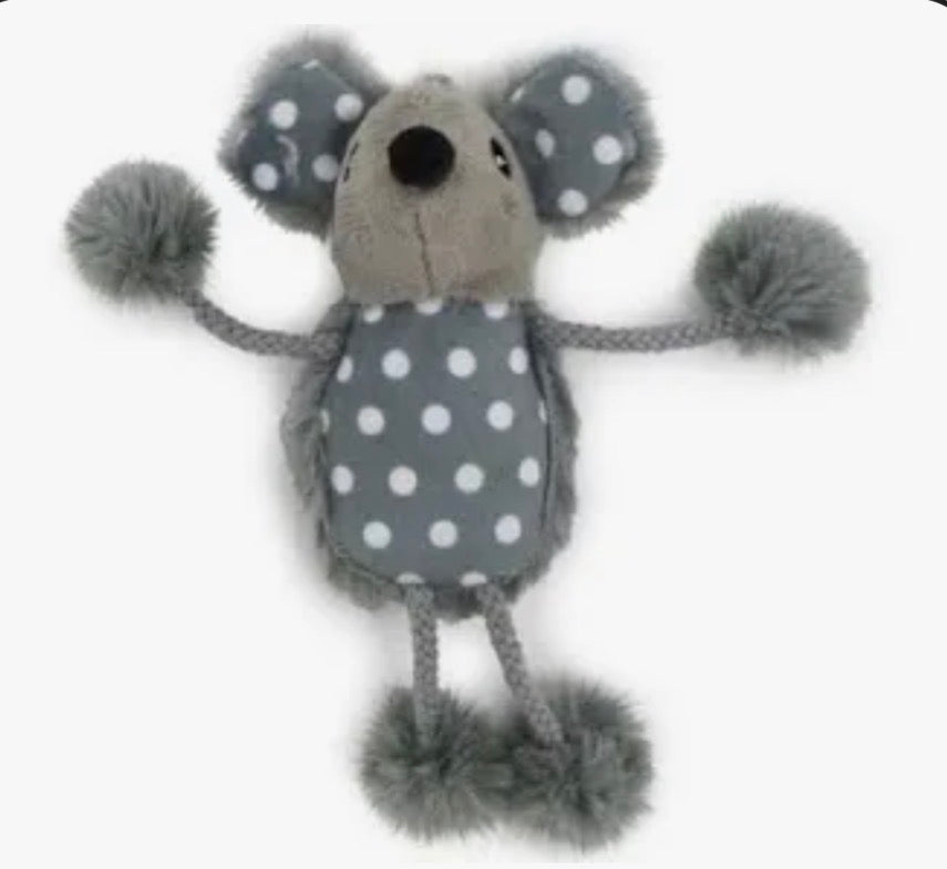 Ancol Big Polka Mouse Cat Toy