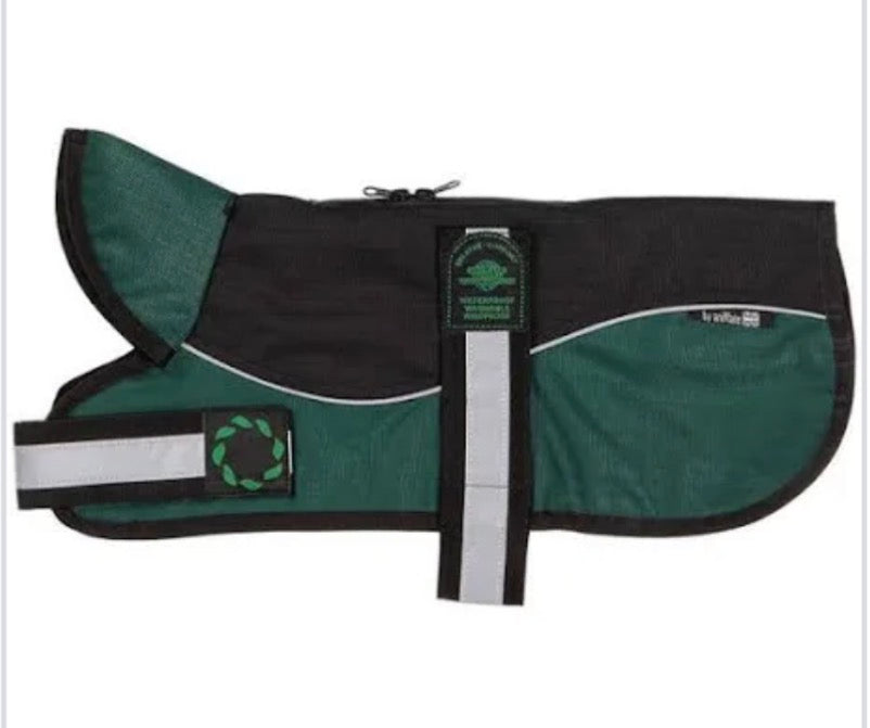 Animate Black/Green Unpadded Harness Coat