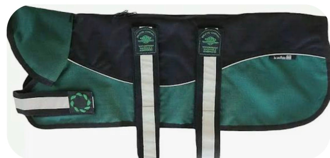 Animate Black/Green Unpadded Harness Coat