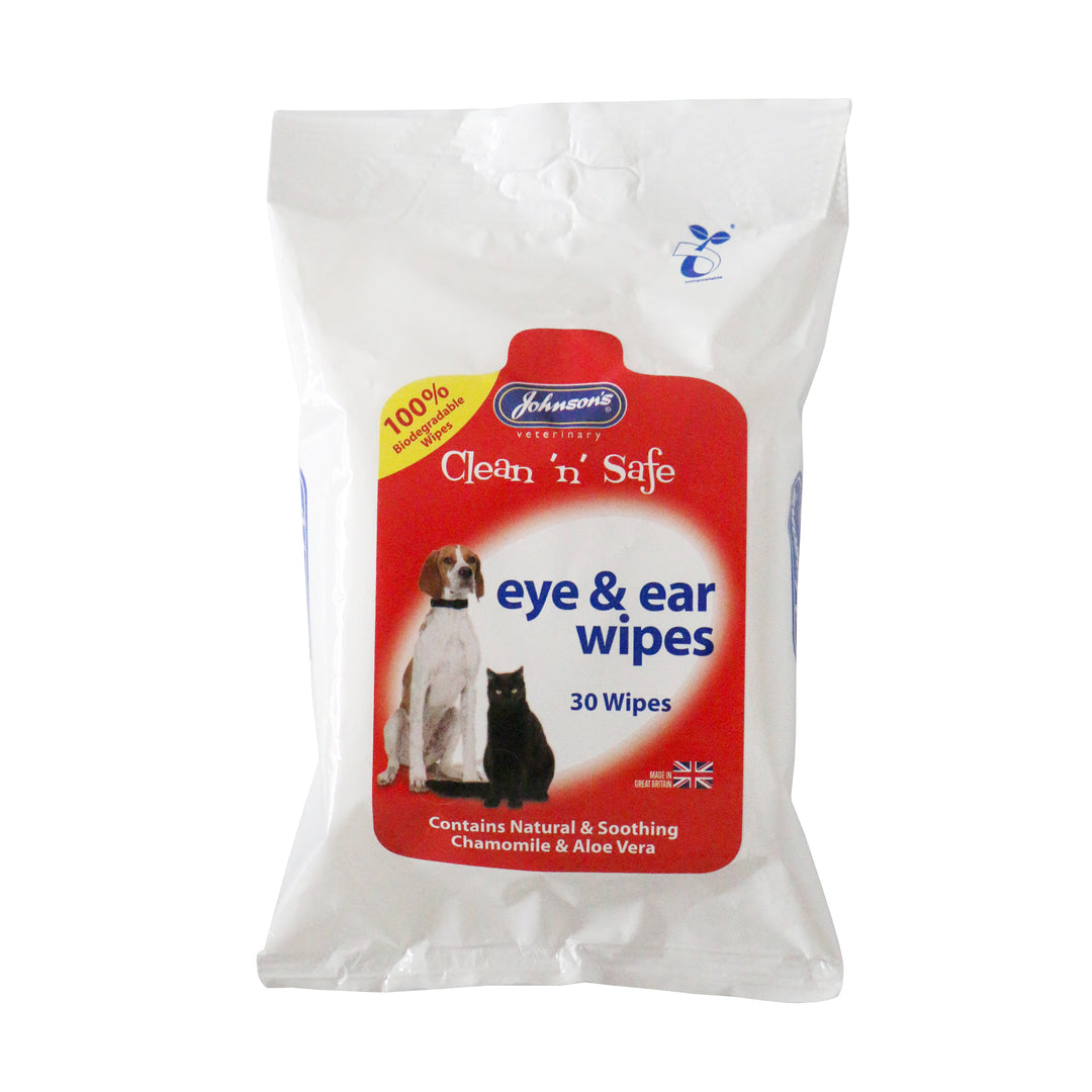 Johnsons Eye & Ear Wipes 30 Wipes