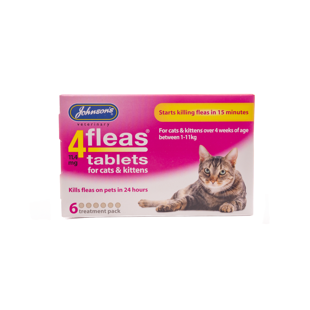 Johnsons Flea Tablets for Cats 11.4mg