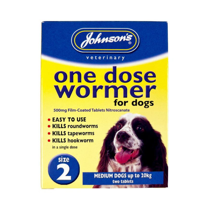 Johnsons One Dose Wormer Size 2