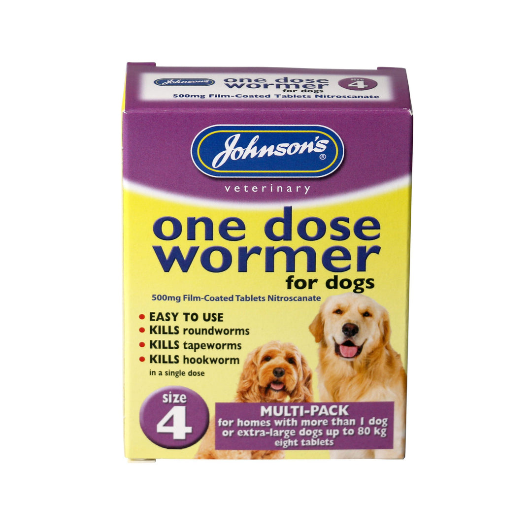 Johnsons One Dose Wormer Size 4