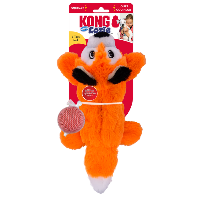 KONG Cozie Pocketz Medium Fox