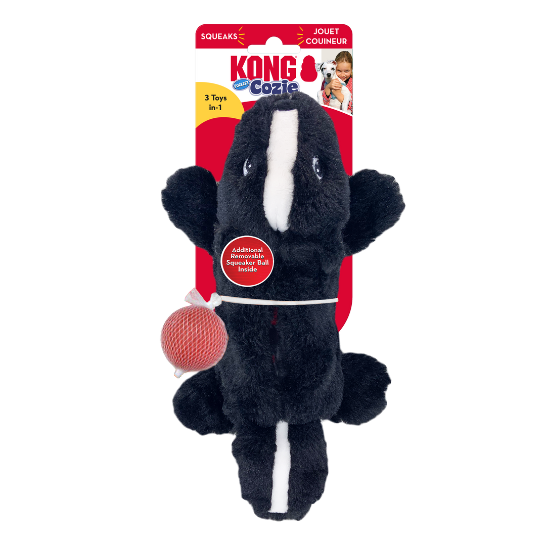 KONG Cozie Pocketz Small Skunk