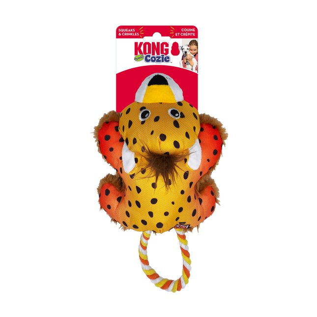 KONG Cozie Tuggz S/M Cheetah