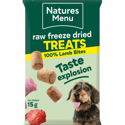 Raw Freeze Dried Treats 100% Lamb 15g