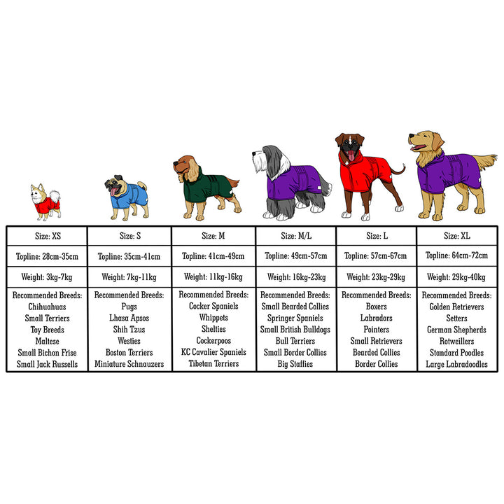 Mutt and Bailey Dog Drying Coat