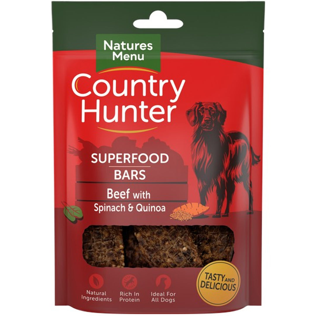 Natures Menu County Hunter Superfood Bar Beef