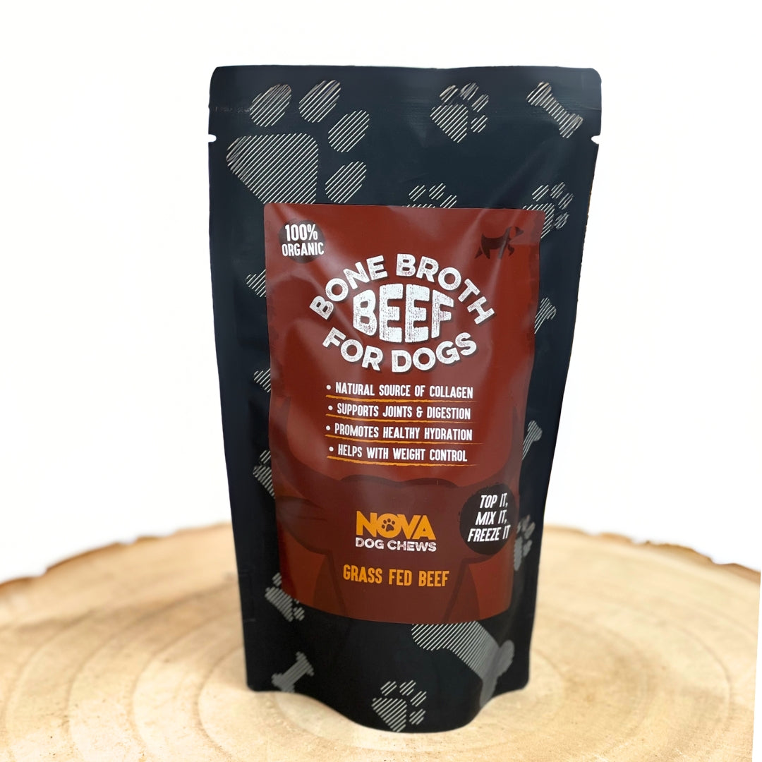 Nova Bone Broth for Dogs Grass Fed Beef 230ml