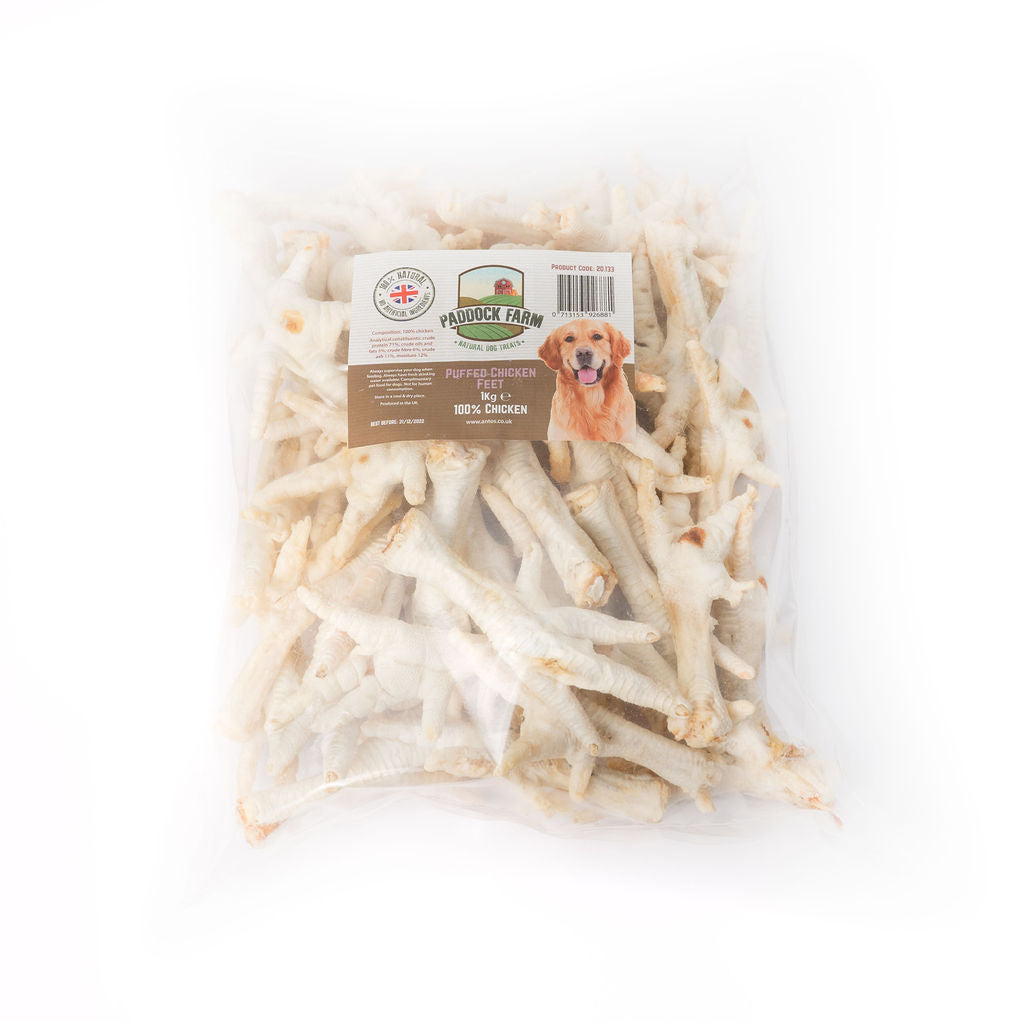 1kg Puffed Chicken Feet