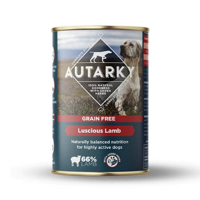 Autarky Grain Free Luscious Lamb Tins 395g