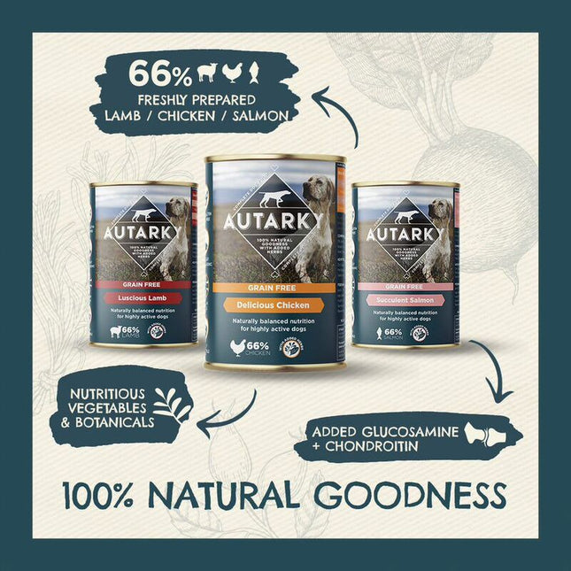 Autarky Grain Free Variety Pack Tins 12 x 395g