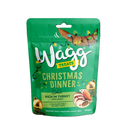 Wagg Xmas Christmas Dinner Treats 100g