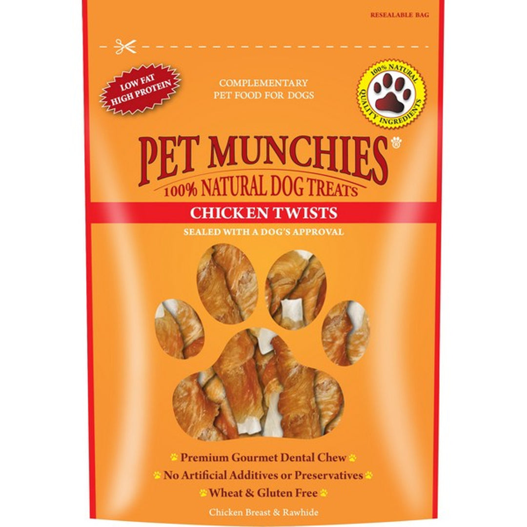 Pet Munchies Chicken Twists - 80g