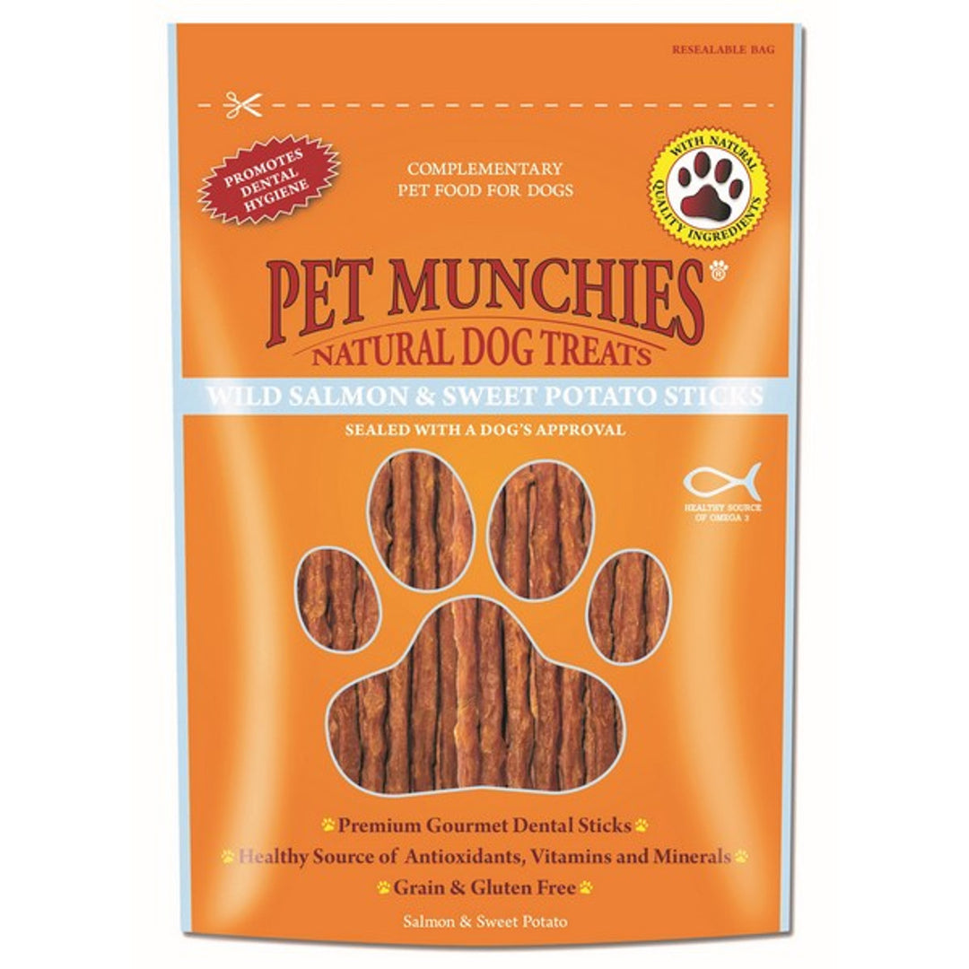 Pet Munchies Wild Salmon & Sweet Potato Sticks