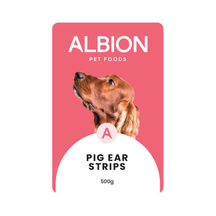 Albion Pigs Ear Strips 500g