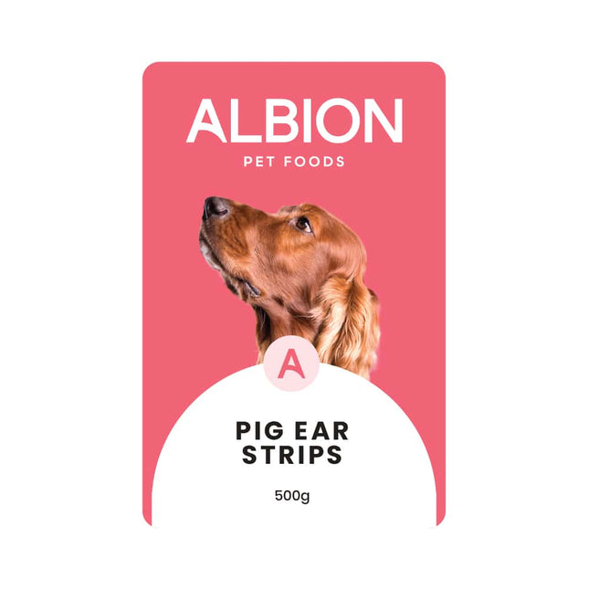 Albion Pigs Ear Strips 500g
